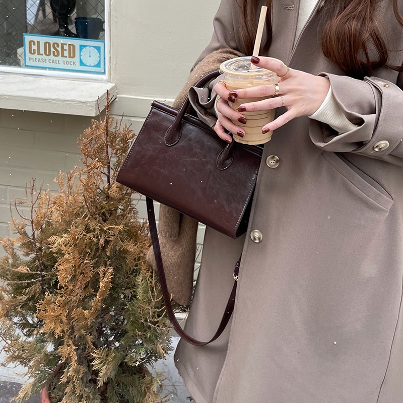 Túi Xách Da Bóng Phong Cách Hàn Quốc Thời Trang Cho Nữ