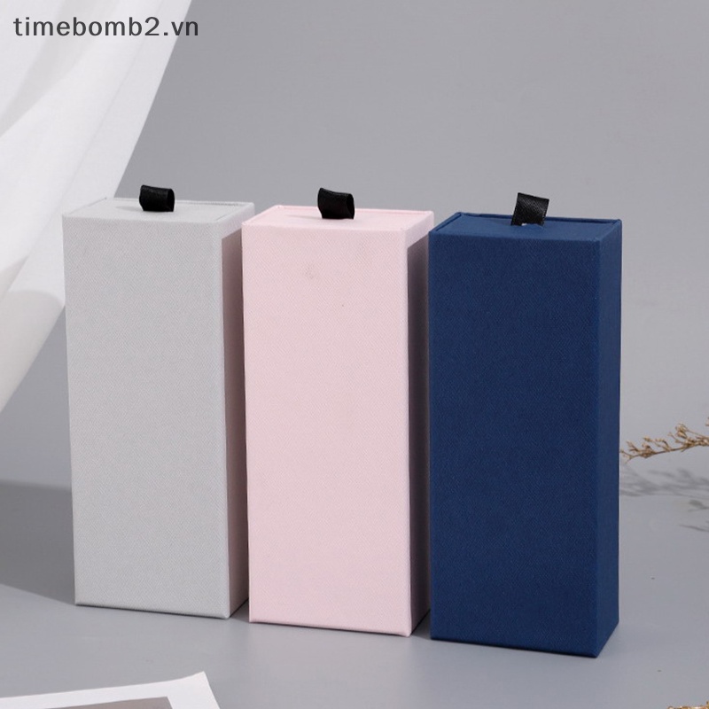 {Timebomb} Hộp Đựng Trang Sức Hình Vuông Để Trưng Bày Mắt Kính / Nhẫn / Dây Chuyền Bằng Giấy Dùng Làm Quà Tặng