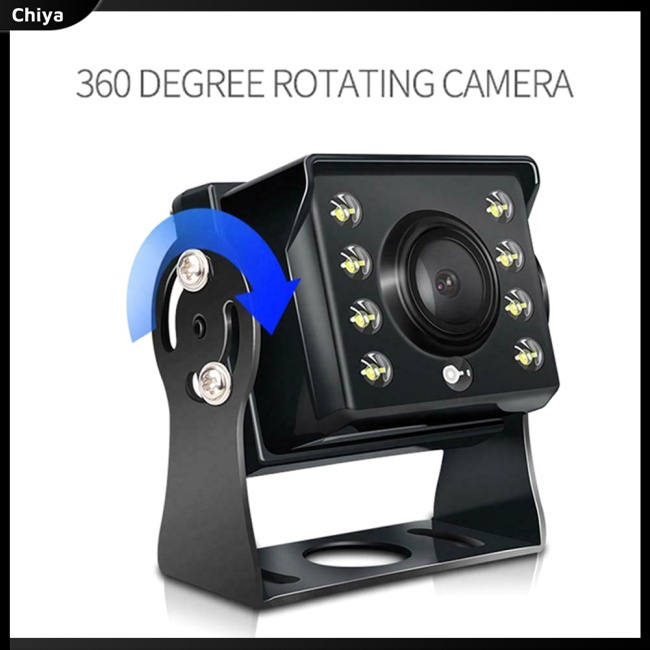 Màn Hình TFT LCD 12-24v Có Thể Xoay 360 Độ Gắn Đuôi Xe Hơi Xe Tải