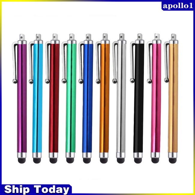 Bút Cảm Ứng Màn Hình Bằng Hợp Kim Nhôm Kèm Kẹp Chuyên Dụng Cho Máy Tính Bảng