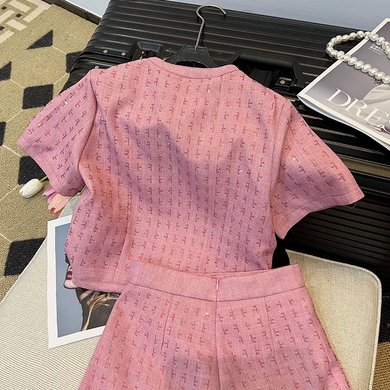 Set Áo Thun Và Quần Short Thời Trang Mùa Hè 2023 Phong Cách Mới Cho Nữ