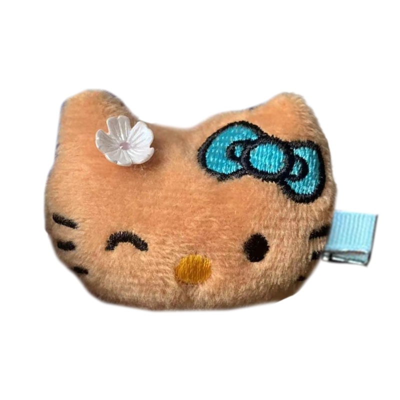 Kẹp Tóc Chống Trượt Hình Mèo Kitty Dễ Thương