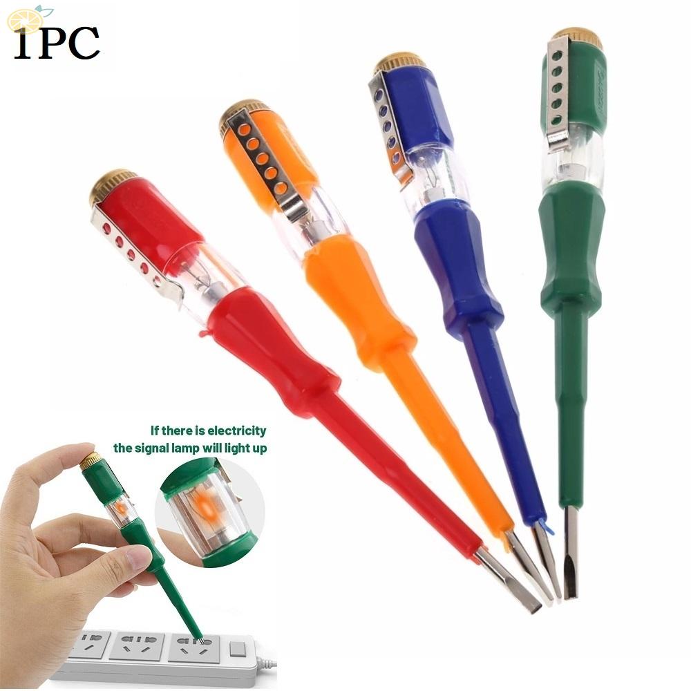 【VARSTR】Essential Household and Professional Electrical Testing Tool Voltage Tester Screwdriver Pen with LED