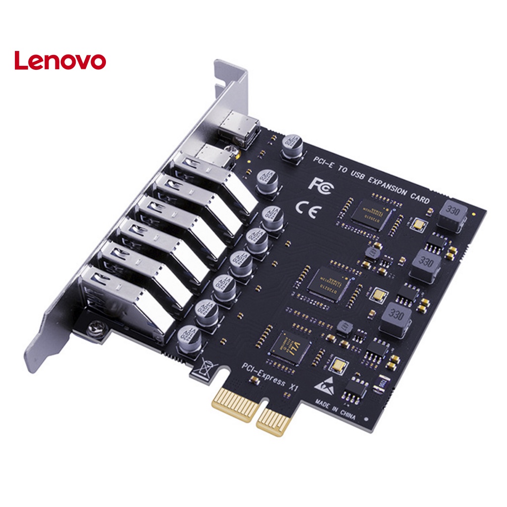 Thẻ Mở Rộng Tăng Áp Năng Lượng Thấp 5 Cổng PCI-E Sang USB3.2 Cho Máy Tính