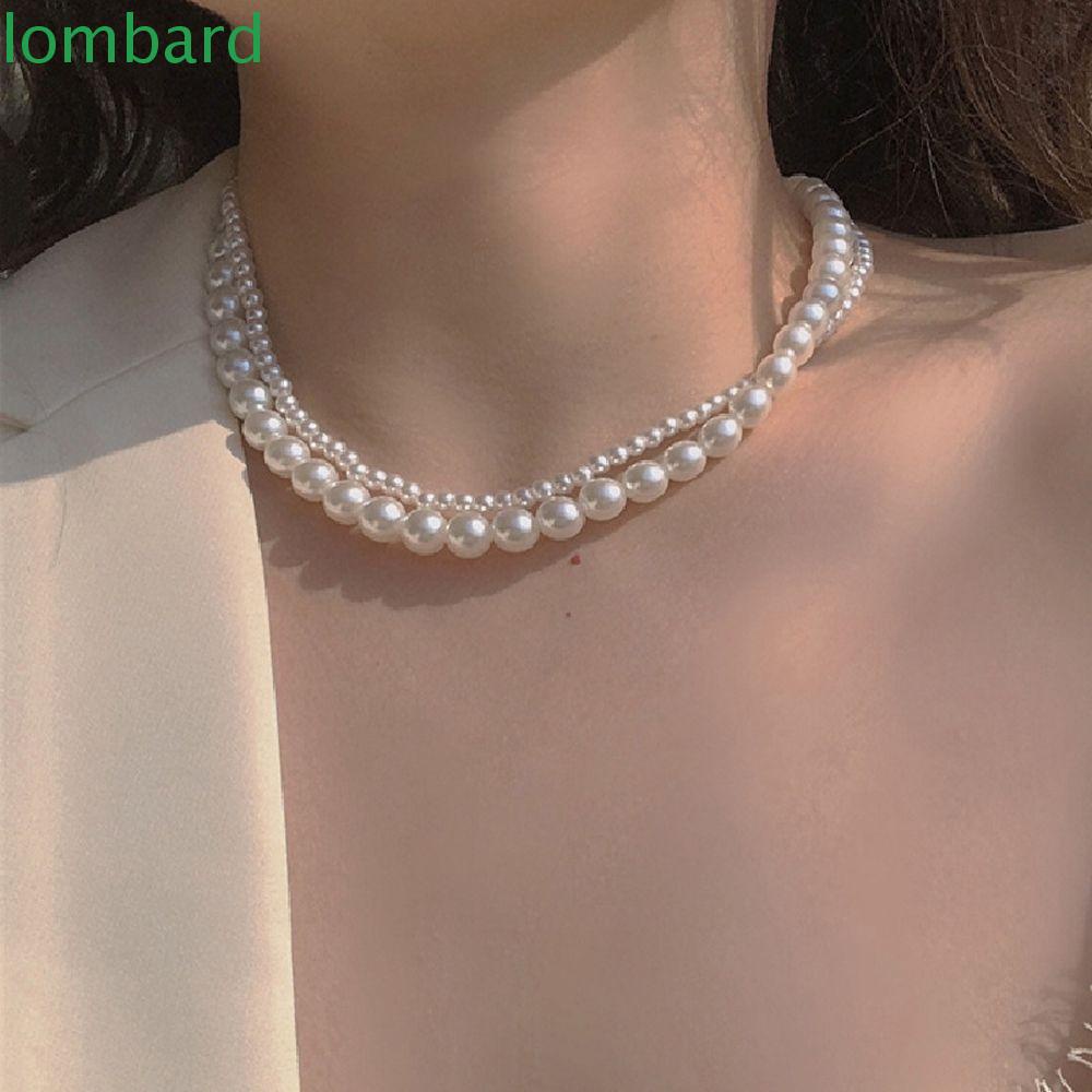 Vòng cổ Hai Lớp Thanh Lịch Phong Cách Hàn Quốc Cho Nữ