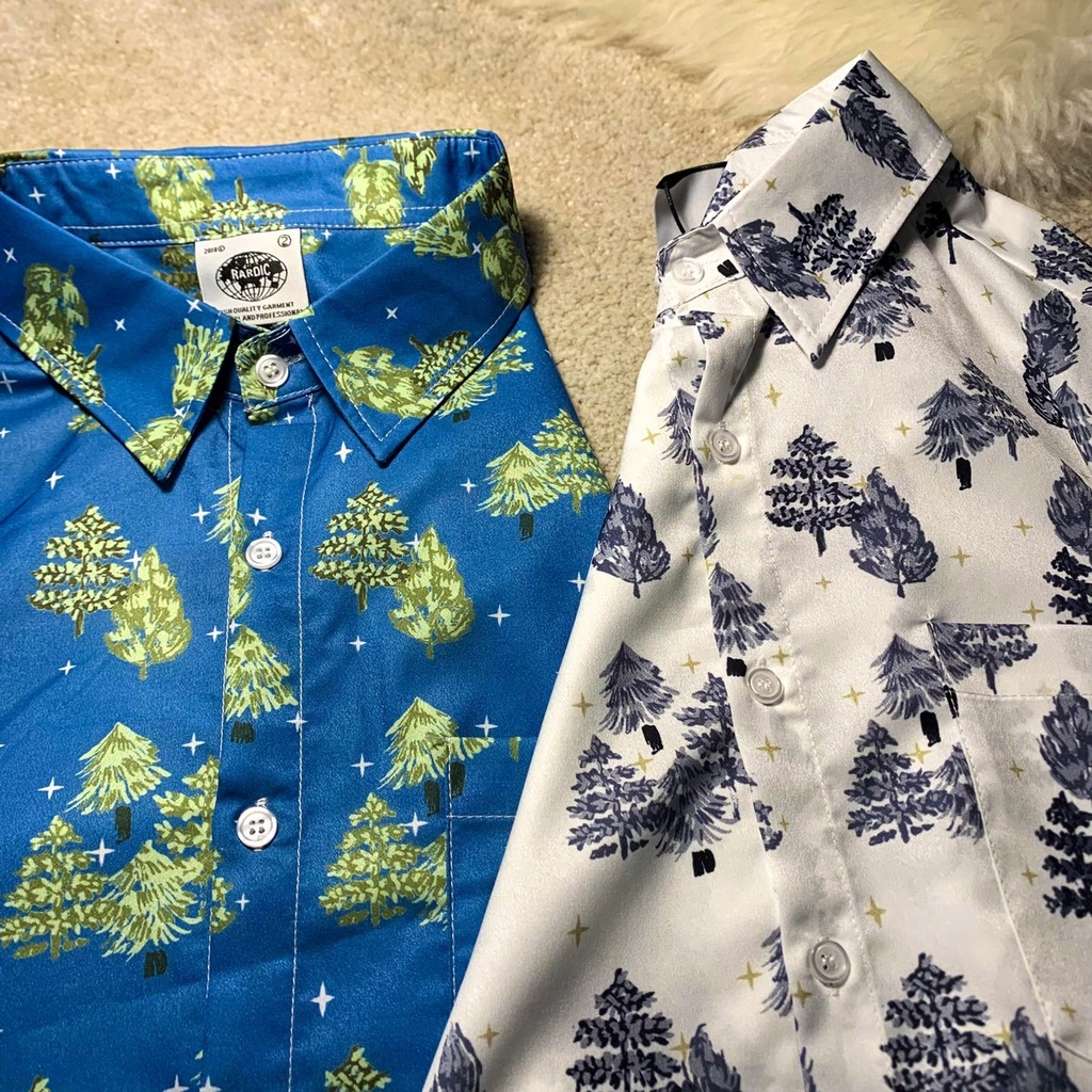 NRVP Áo Sơ Mi Nữ Ngắn Tay In Họa Tiết Độc Đáo Phong Cách Hàn Quốc Mới