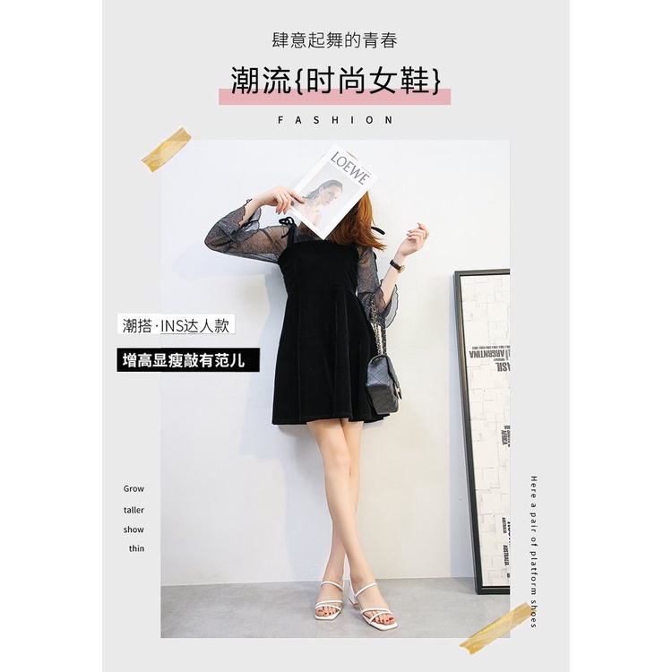 Sandal cao Gót 5P Quai Mảnh Mã t7