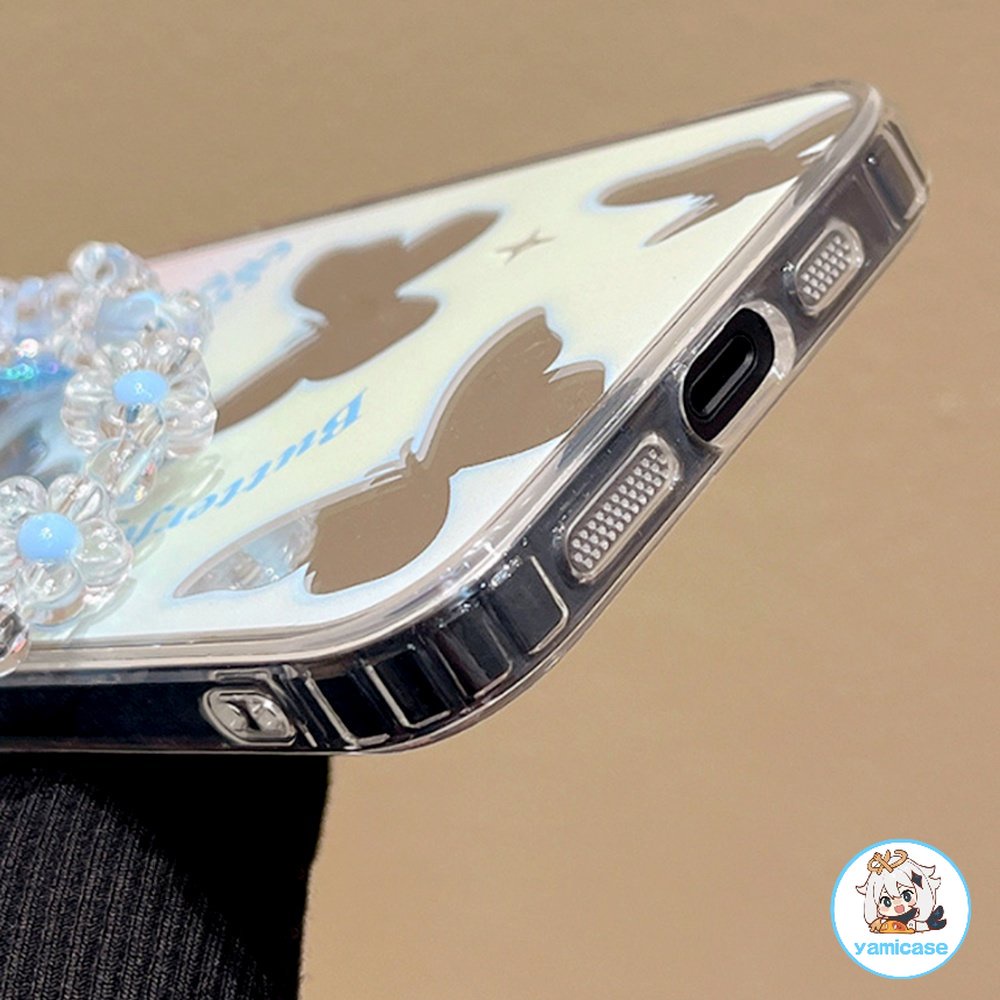 Ốp Điện Thoại Cho Iphone 11 14 Pro Max TPU Họa Tiết Bươm Bướm Màu Gradient Tráng Gương Sang Trọng Cho Iphone 15 11 Pro Max/12/12 Pro Max/13/13 Pro/13 Pro Max /14/14 Pro Max