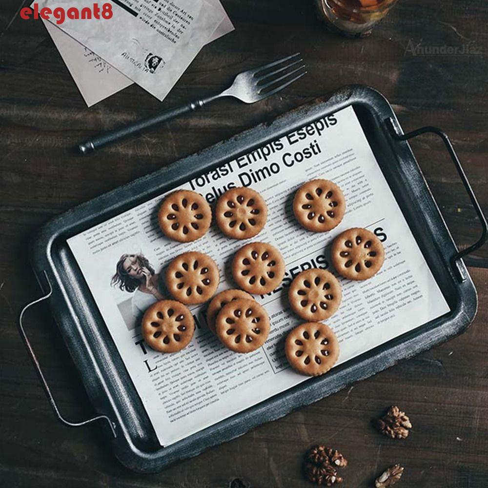 Khay Vuông Đựng Bánh Mì / Trái Cây Có Tay Cầm Dùng Trang Trí Nhà Bếp /