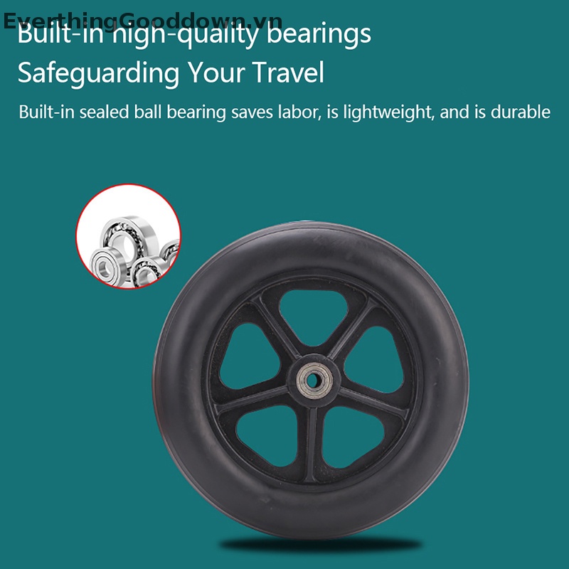 Bánh Xe Lăn Trước 6 Inch Thay Thế Linh Hoạt Cho Xe Lăn Trước