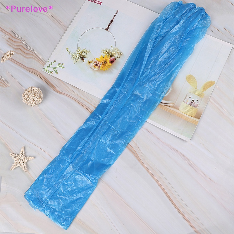 Set 5 Cặp Vỏ Bọc Giày Đi Mưa Bằng Nhựa Dày Chống Trượt Chống Thấm Nước Sử Dụng Một Lần Tiện Lợi Mới