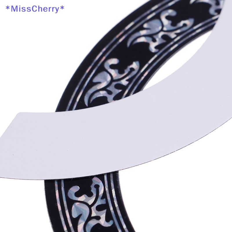 Miếng Dán Lỗ Âm Thanh Hình Hoa Hồng Màu Đen + Bạc Cho Đàn Guitar Cổ Điển Mới