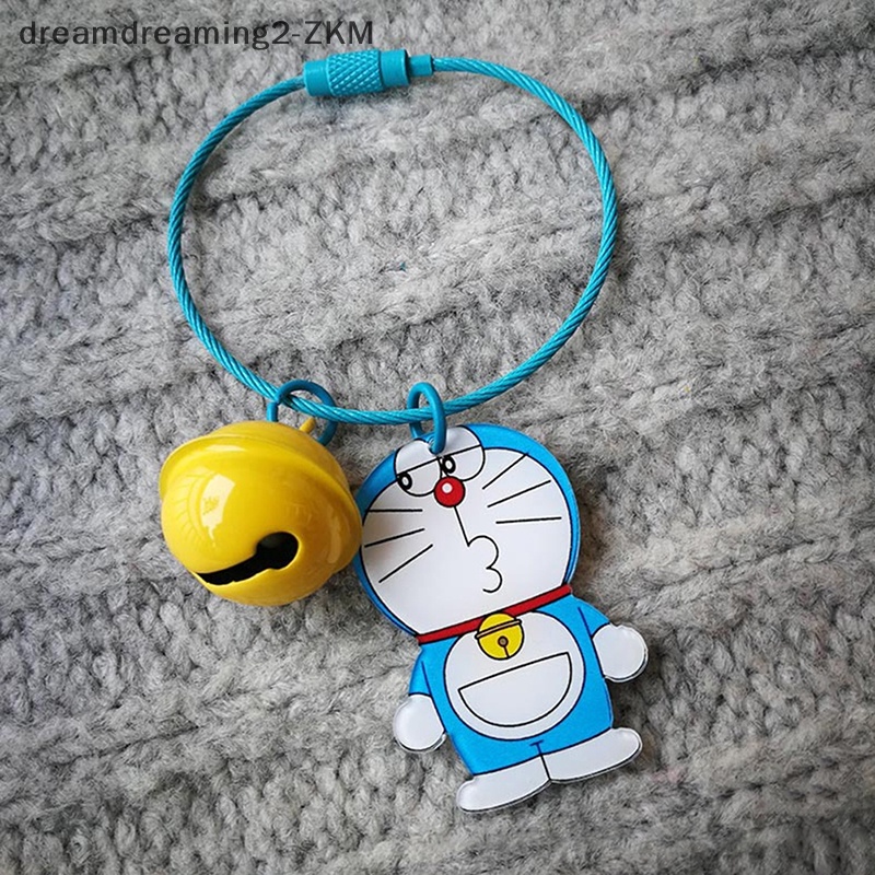 Móc Khóa Dây Thép Hình Doraemon Hoạt Hình Dễ Thương
