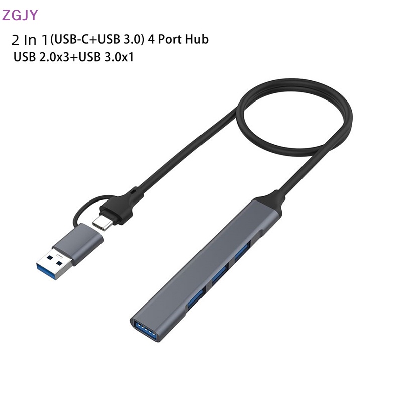 Bộ Chia 4 Cổng USB 2.0 / USB 3.0 Tốc Độ Cao 5Gbps Mới