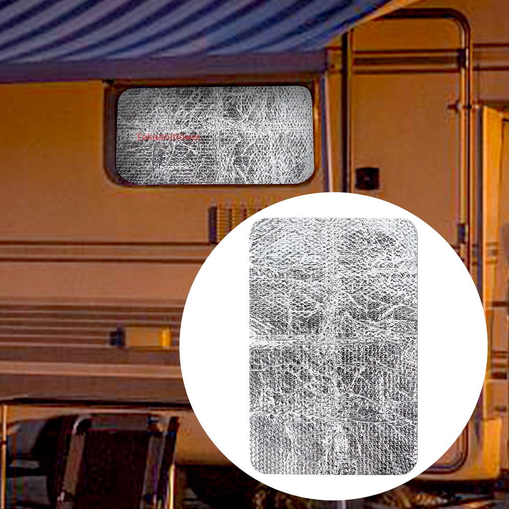 Set 2 Tấm Che Cửa Sổ Dày 6Mm Cho Xe Hơi RV 24.99 "x 16.02"