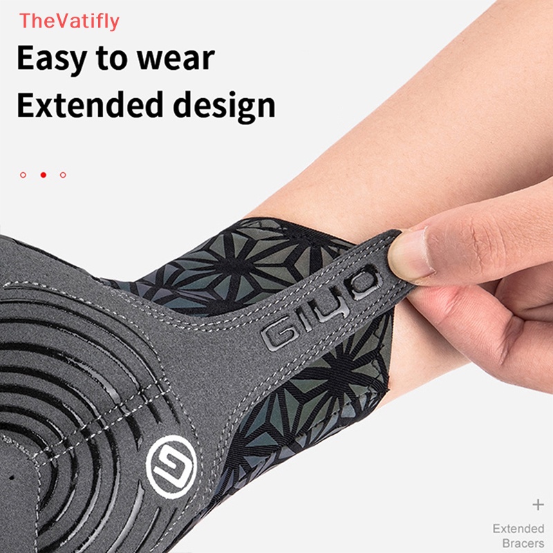 Găng Tay Nửa Ngón Chống Trượt Phản Quang Nhiều Màu Sắc Cho Xe Đạp Leo Núi