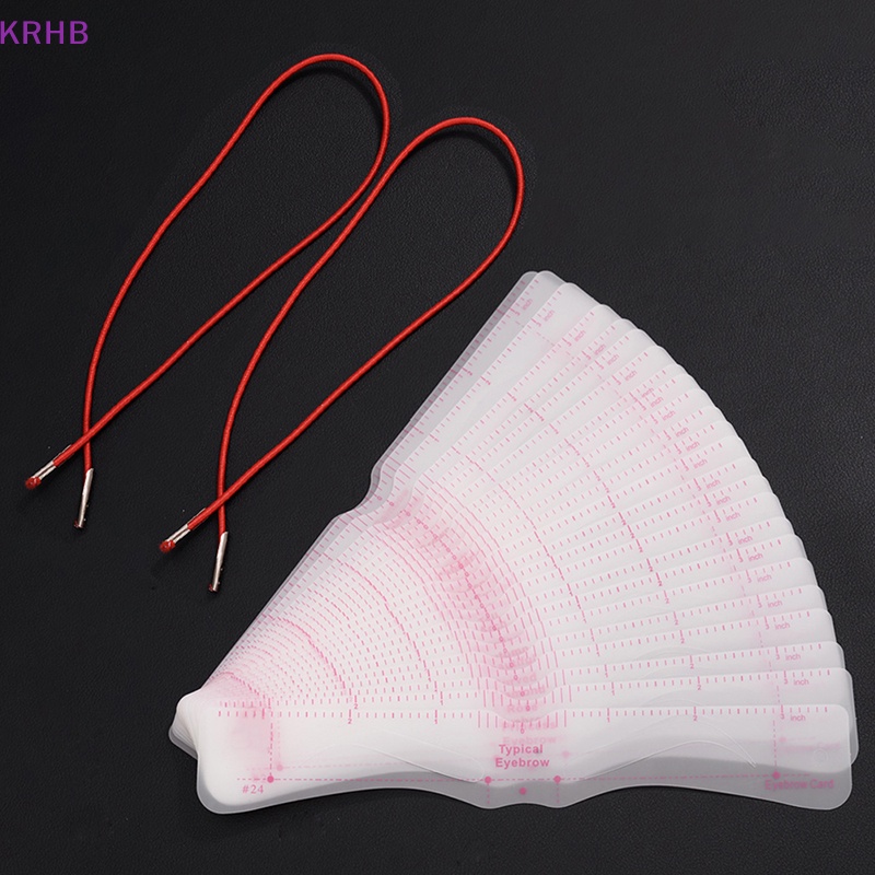 Khuôn Vẽ Lông Mày 24 Kiểu Có Thể Tái Sử Dụng Tiện Lợi Mới