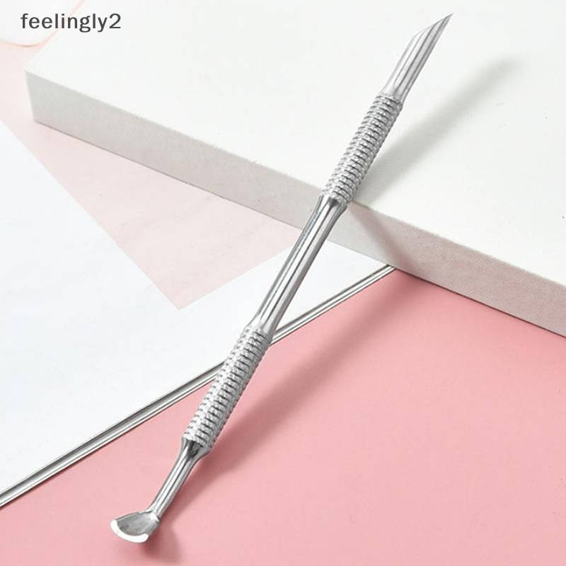 Muỗng Hai Đầu Bằng Thép Không Gỉ Chuyên Dụng Cho Làm Móng