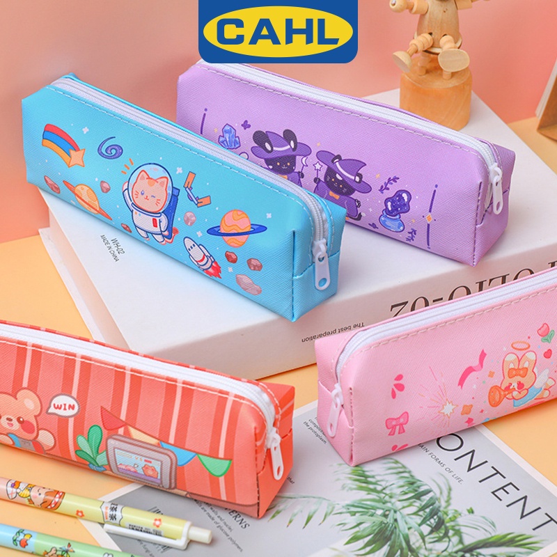 Túi Đựng Bút Họa Tiết Hoạt Hình Dễ Thương Sức Chứa Lớn