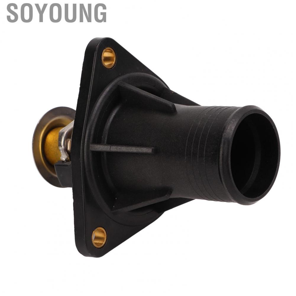 Soyoung Engine Coolant Thermostat  High Efficiency High Temperature Resistant Thermostat C2S11278 Reliable  for Car