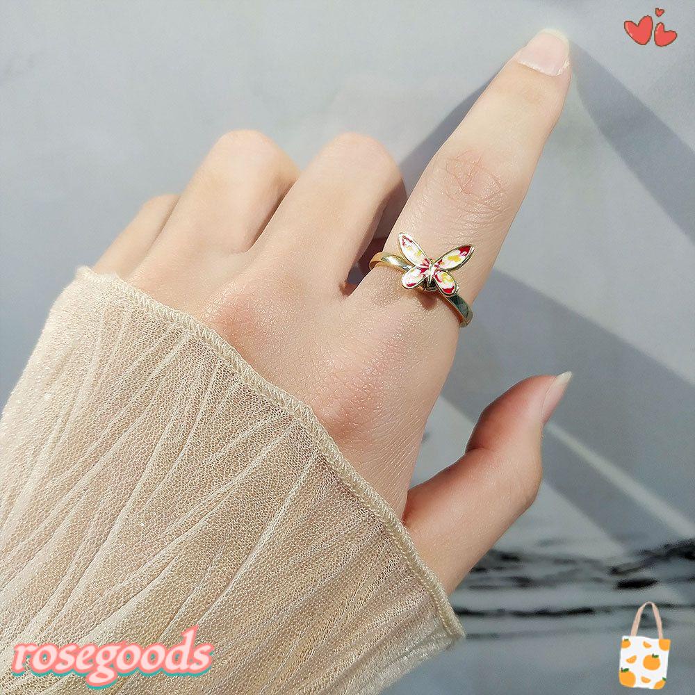 Nhẫn Thời Trang Hình Bướm Dành Cho Nữ