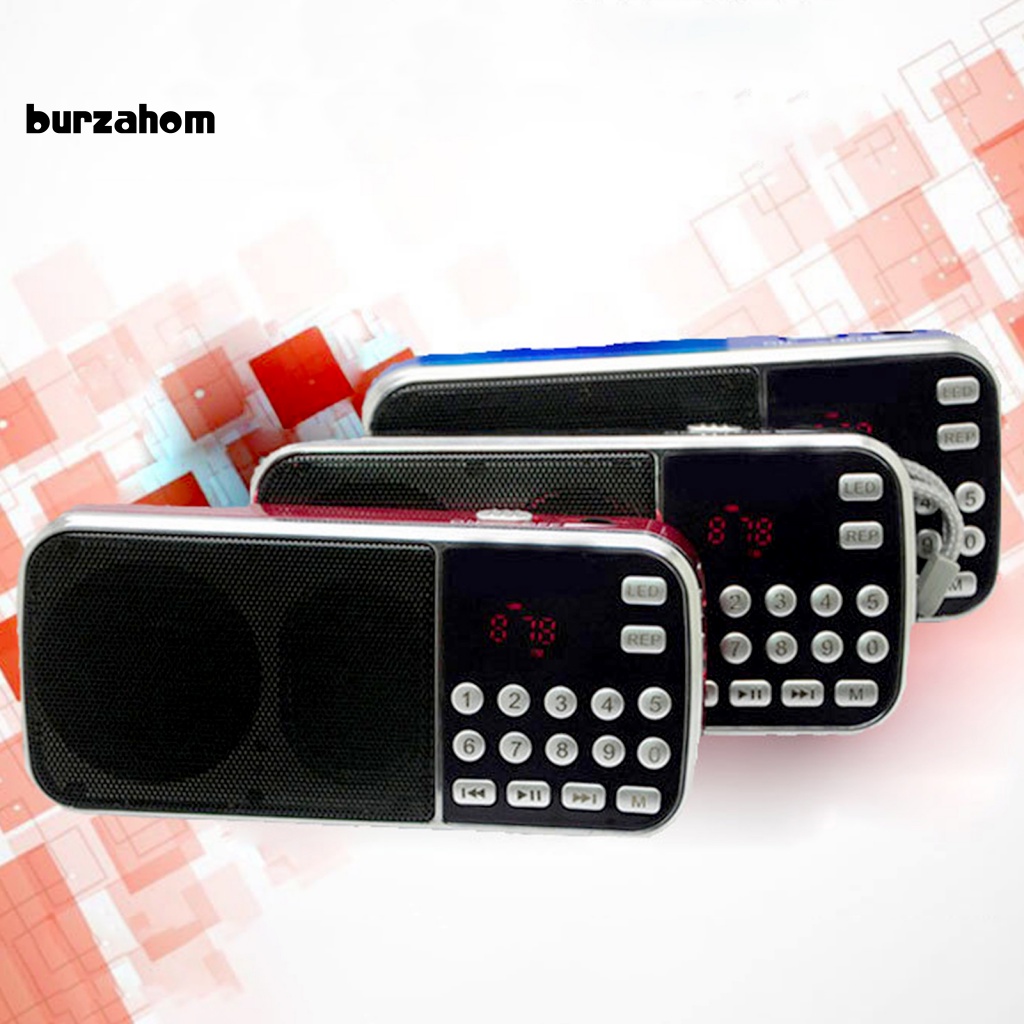 Loa Y-501 FM Radio Kỹ Thuật Số Hỗ Trợ Thẻ TF USB AUX Có Đèn Pin LED Cho Điện Thoại