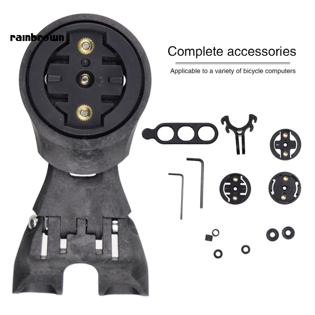 Giá Đỡ Đồng Hồ Bấm Giờ Bằng Sợi Carbon Gọn Nhẹ Có Thể Điều Chỉnh Cho Xe Đạp Địa Hình