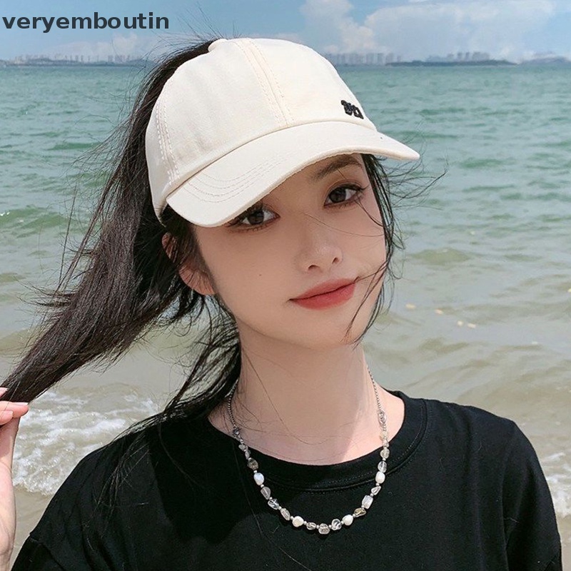 Mũ Lưỡi Trai Thể Thao Màu Sắc Trơn in Chữ Thời Trang Cho Nữ