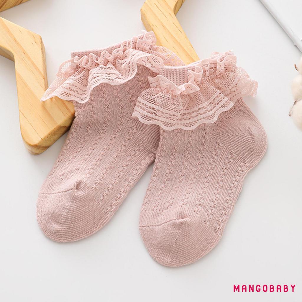 Đôi Vớ Phối Ren Dễ Thương Dành Cho Bé Gái