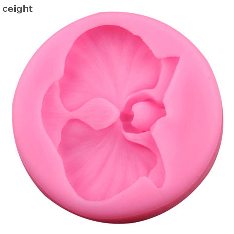 Khuôn Silicon Làm Bánh Kẹo Hình Hoa Lan DIY