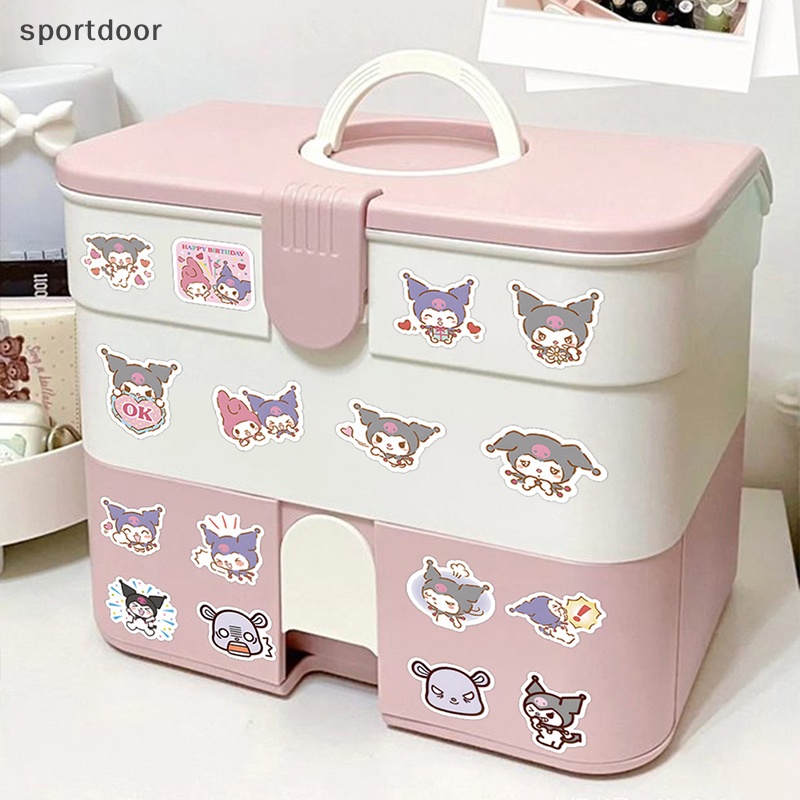 [sportoutdoor] Hình Dán Anime Kuromi Chống Thấm Nước Trang Trí Xe Hơi / Laptop / Ván Trượt / Điện Thoại [out]