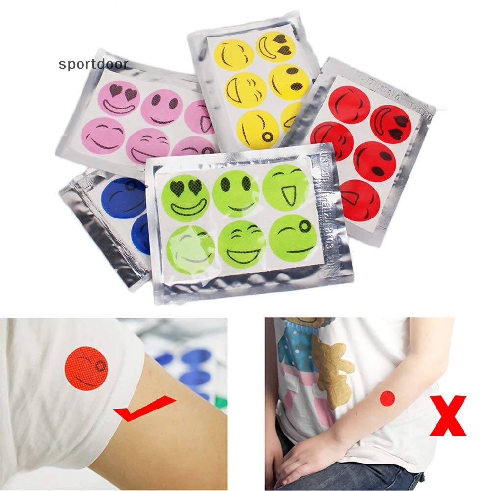 Bộ 60 Miếng Dán Chống Muỗi Di Động Dễ Sử Dụng