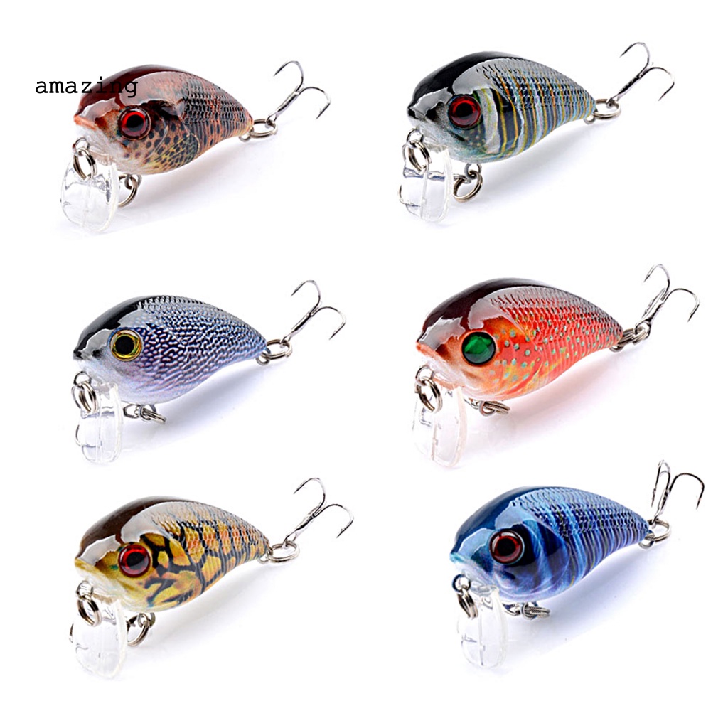 Mồi Câu Cá 6.5g Bằng Chất Liệu Cứng Màu Sắc Tươi Sáng Trọng Lượng Nhẹ Có Thể Di Chuyển Tiện Dụng