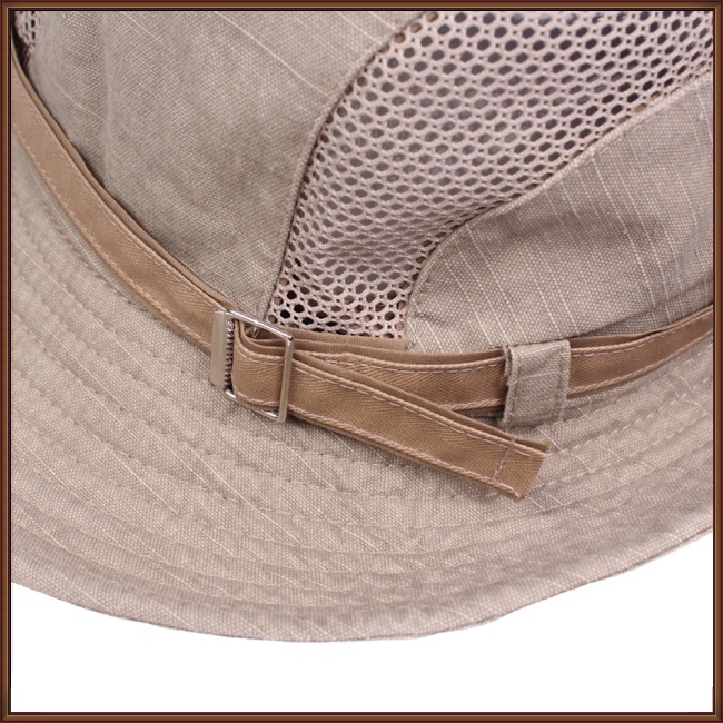 Mũ Tai Bèo Chống Nắng Thoáng Khí Kèm Dây Đeo Tùy Chỉnh Thời Trang Xuân Hè Cho Nam Và Nữ