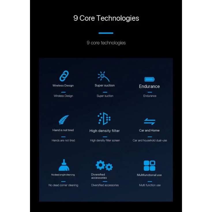 Máy Hút Bụi Không Dây 120W Đa Năng Tiện Dụng