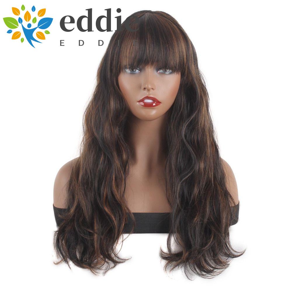 Tóc Giả Xoăn Dài 26Ede Bằng Sợi Tổng Hợp Không Đường May Hóa Trang Cho Nữ