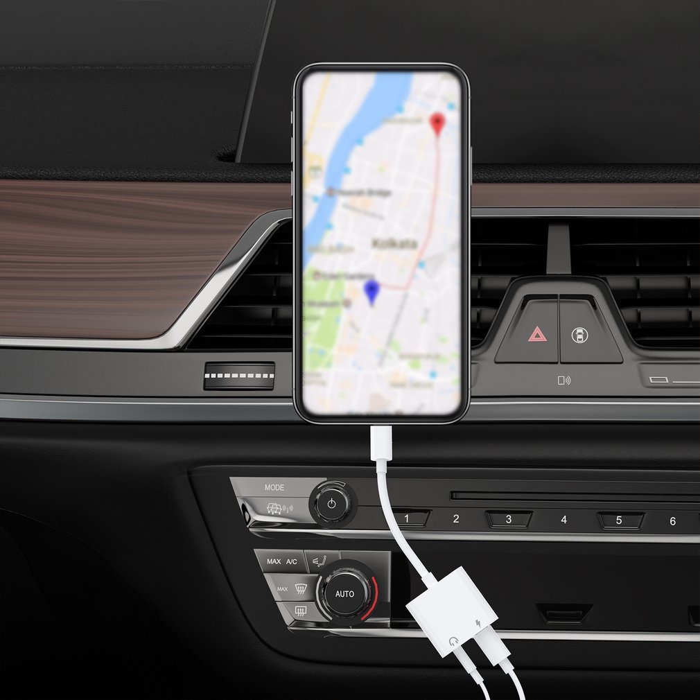 Audio Adapter Usb-C To + 3.5Mm Two In One Tpe Wire Portable Pure Color Clear Edges [Q/8]