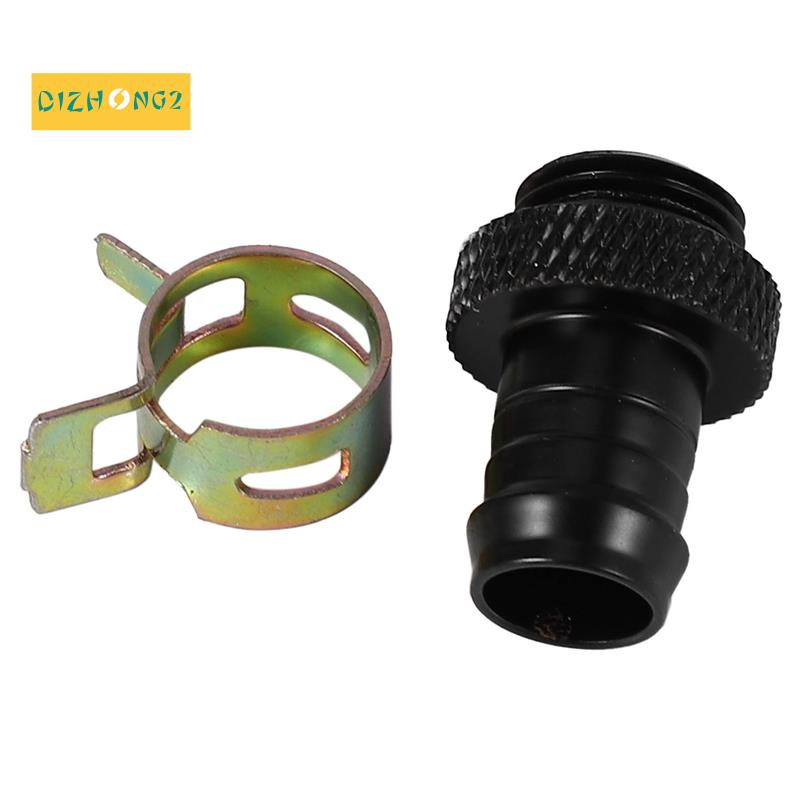 Set 2 Kẹp Tản Nhiệt Bằng Đồng Mạ Chrome G1 / 4 Cho Id Máy Tính 3 / 8 Inch