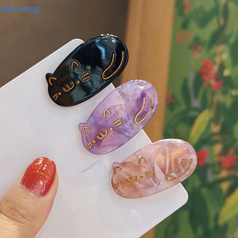 Kẹp Tóc Hình Chú Mèo Nhỏ Dễ Thương Phong Cách Hàn Quốc Cho Nữ