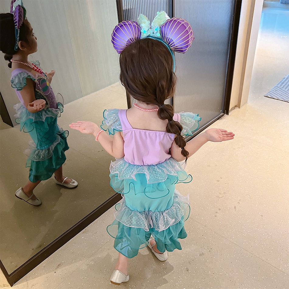 Đầm Hóa Trang Nàng Tiên Cá Ariel MB15 Dành Cho Bé Gái