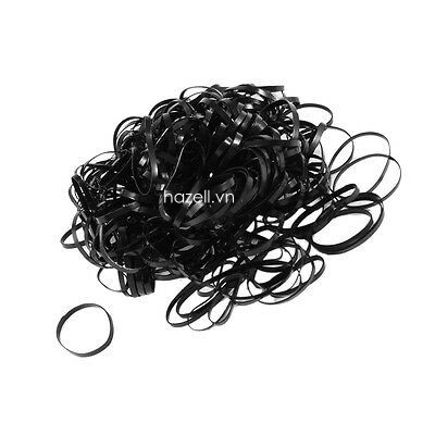 Dây chun đen buộc tóc