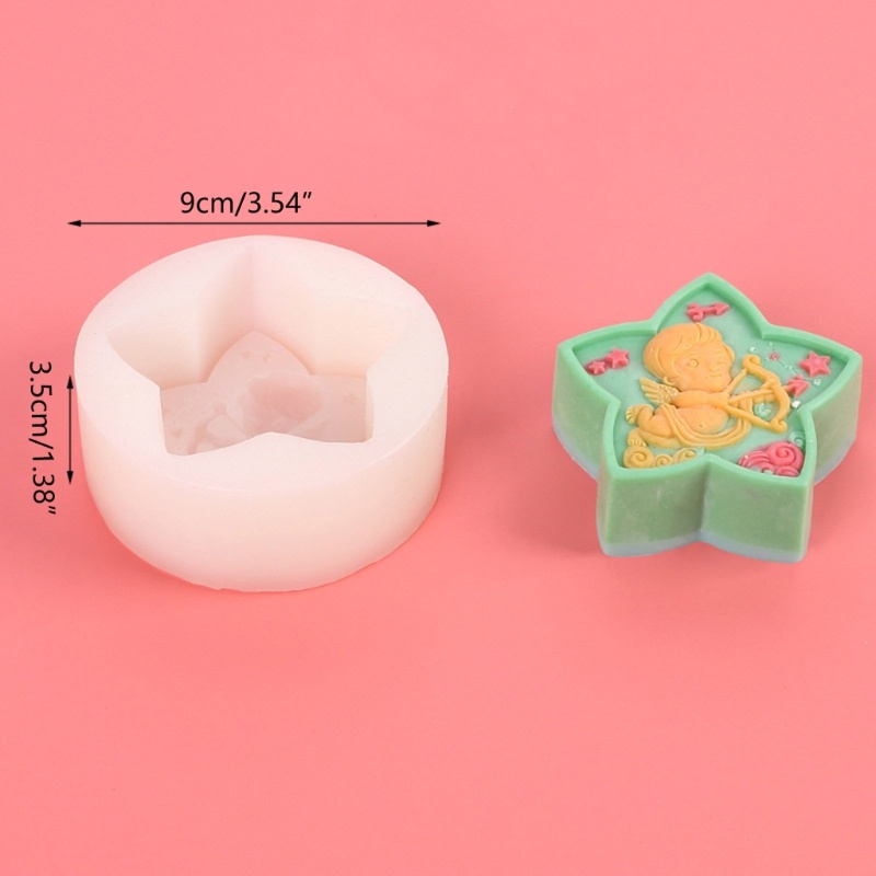 Khuôn Silicone 12 Ngăn Tạo Hình 3D Trang Trí Bánh