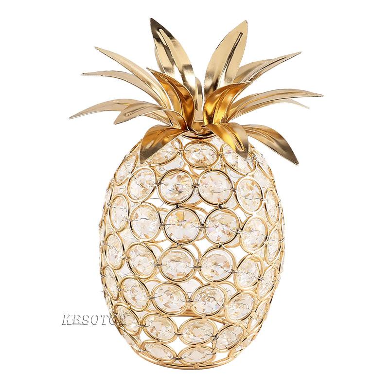 [Kesoto2] Tượng Pha Lê Điêu Khắc Thủ Công Hình Trái Cây Trang Trí