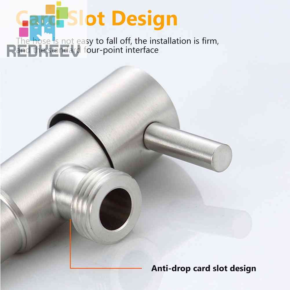 Van Nạp Góc Bằng Thép Không Gỉ 304 1 / 2 inch Cho Nhà Bếp