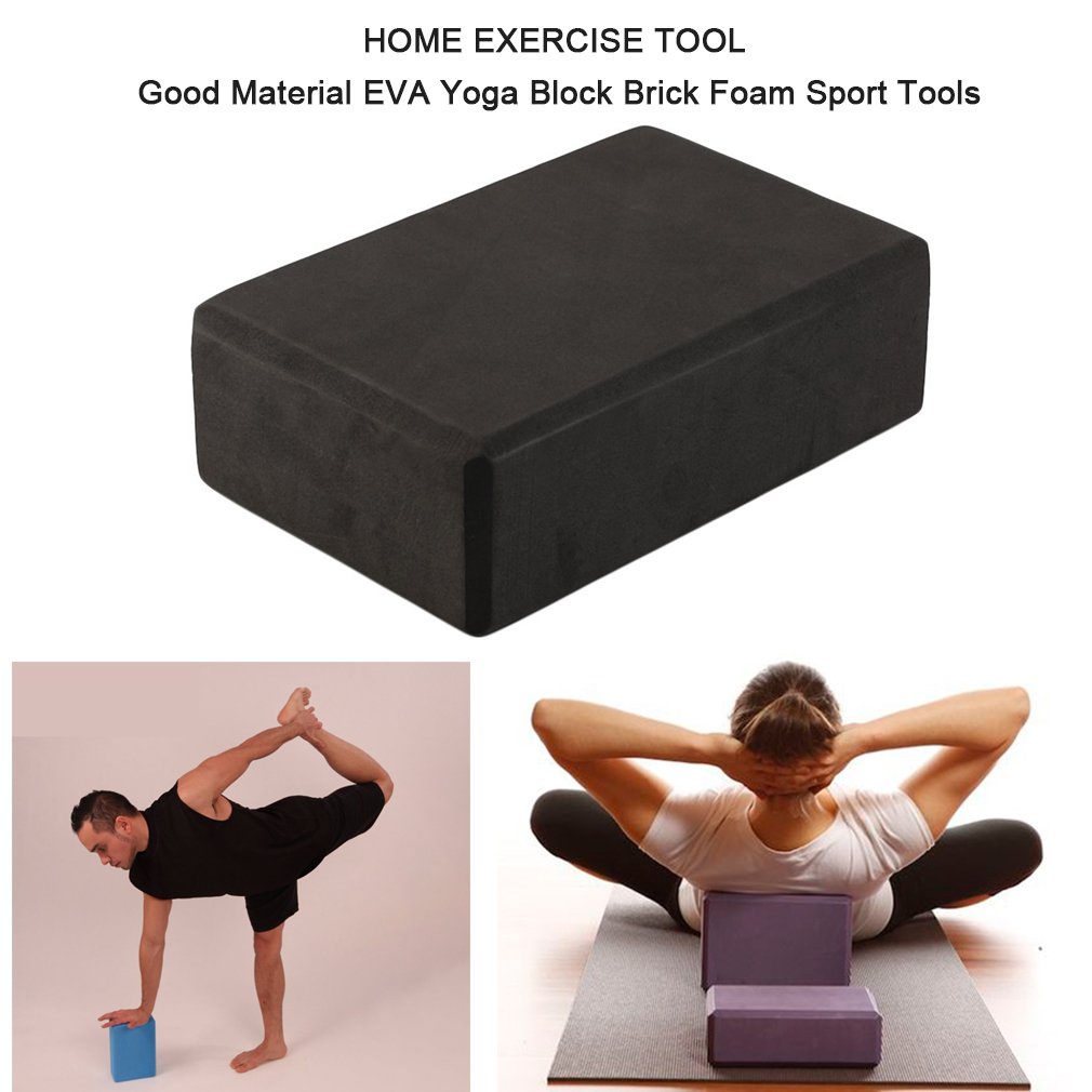 23*15*8Cm Practice Fitness Gym Sport Tool Yoga Block Brick Foaming Foam Home Exercise [Q/3]