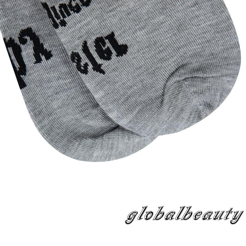 Tất Giữ Nhiệt Kẻ Sọc In Chữ Thời Trang Thoáng Khí