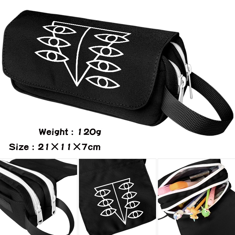 Túi Đựng Bút Bằng Vải Canvas Có Khóa Kéo In Hoạt Hình Evangelion Dành Cho Học Sinh Nam Nữ