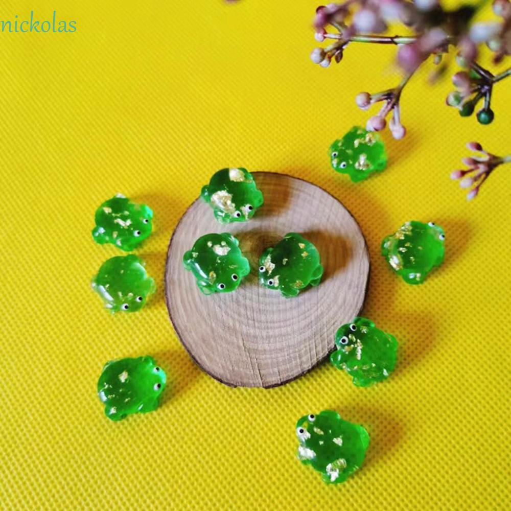 Set 10 TượNg Ếch Xanh Trang Trí ChậU Cây CảNh