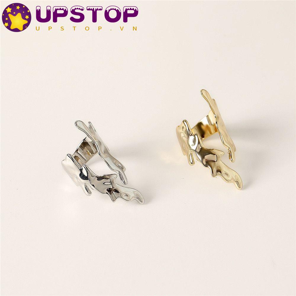 Nhẫn Kim Loại Hình Ngọn Lửa Thời Trang Cho Nữ