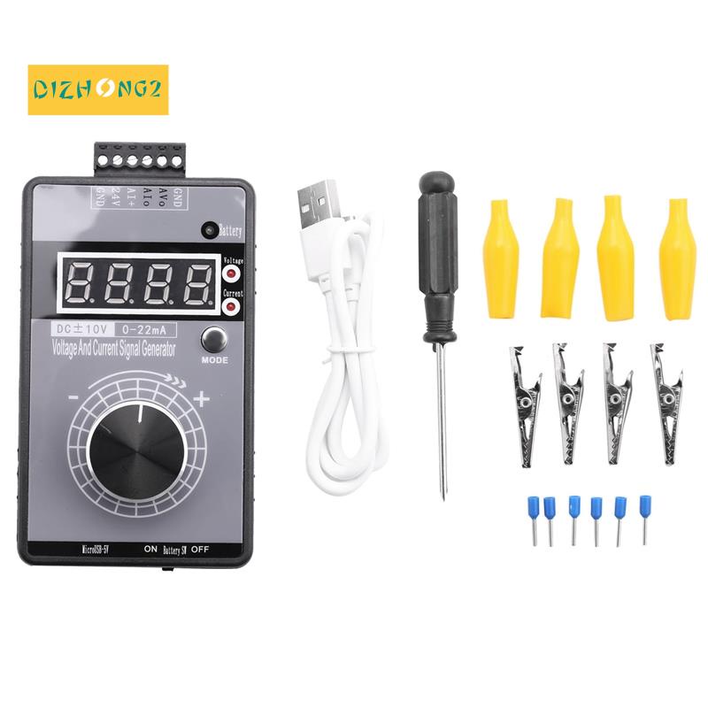 Bộ tạo tín hiệu điện áp dòng điện DC 0-10V 0 '4-20MA , Bộ mô phỏng tương tự cho PLC và gỡ lỗi bảng điều khiển, Bộ chuyển đổi tần số